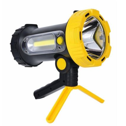 Punjiva LED baterijska lampa LED/5W/4000mAh + LED/3W
