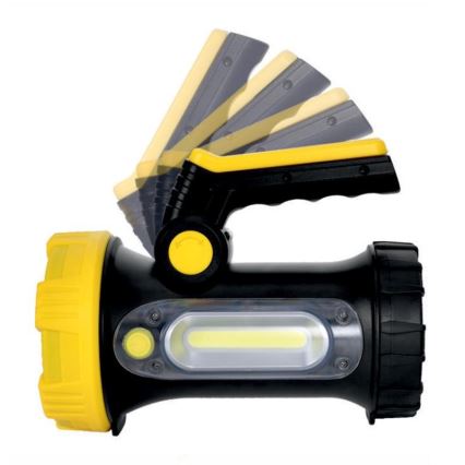Punjiva LED baterijska lampa LED/5W/4000mAh + LED/3W