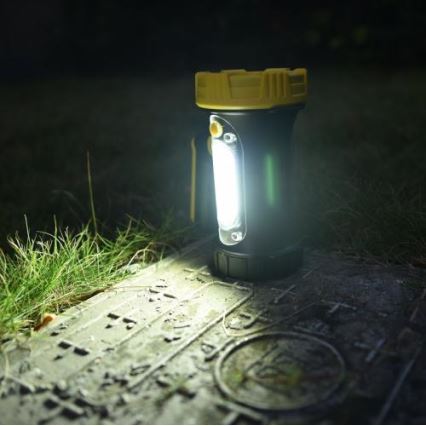 Punjiva LED baterijska lampa LED/5W/4000mAh + LED/3W