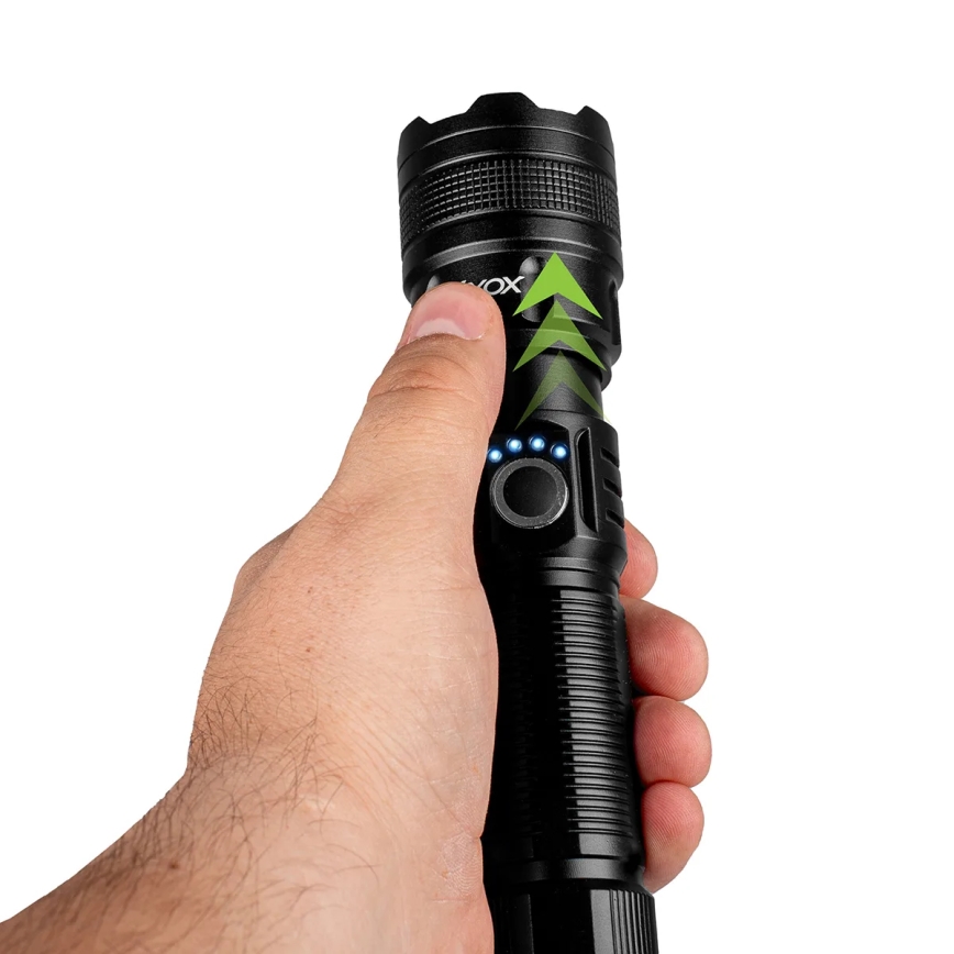 LED punjiva ručna lampa sa funkcijom powerbanke, prigušiva, LED/10W/5V, IPX4, 600 lm, 2000 mAh