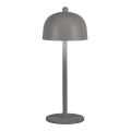 Punjiva LED stona lampa na dodir sa prigušivačem LED/1W/5V 3000-6000K 1800 mAh siva
