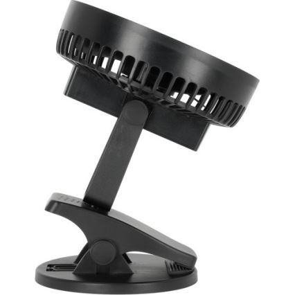 Punjivi stolni ventilator sa stezaljkom VIENTO 6W/5V 2000 mAh crna