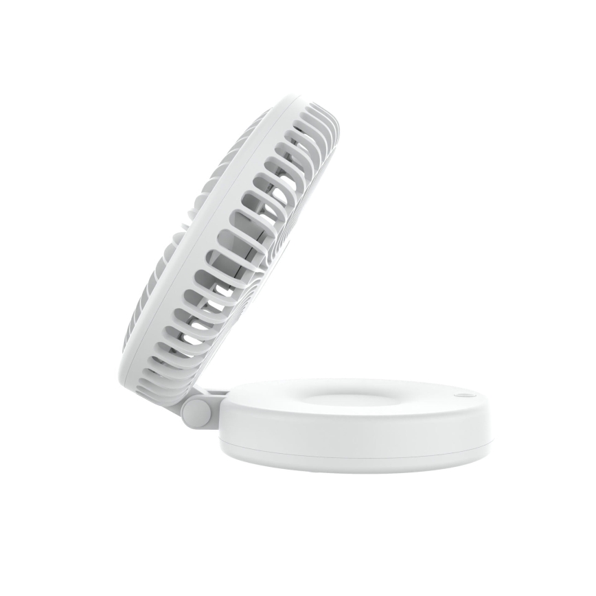 Punjivi stoni ventilator 10W/5V 2400 mAh, beli