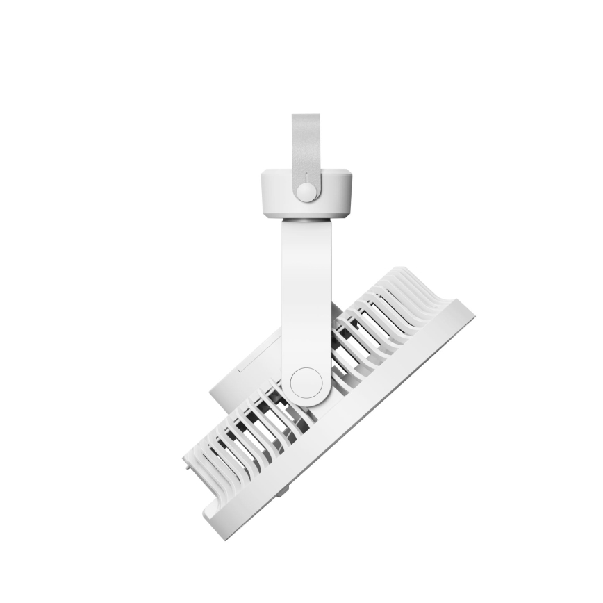 Punjivi stoni ventilator sa LED osvetljenjem 8W/3,7V 2400 mAh beo