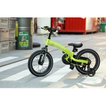 QPlay - Dečiji bicikl 14 MINIBY 3u1 zelena