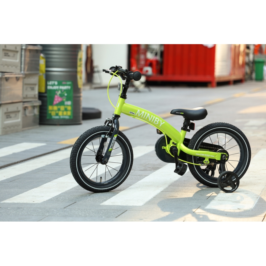 QPlay - Dečiji bicikl 14 MINIBY 3u1 zelena