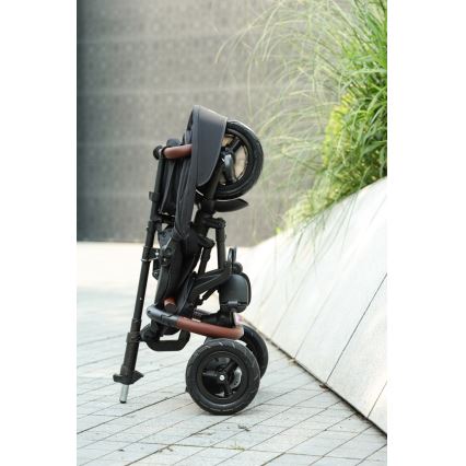 QPlay - Dečiji tricikl 6 u 1 RITO DELUXE siv