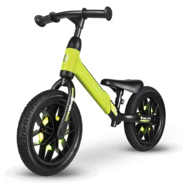 QPlay - Guralica SPARK sa LED svetlima na točkovima, zelena