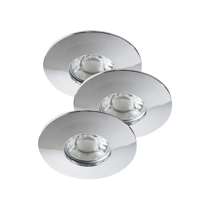 Rabalux - KOMPLET 3xLED ugradnih plafonskih svetala za kupatilo 3xLED/4W/230V IP44