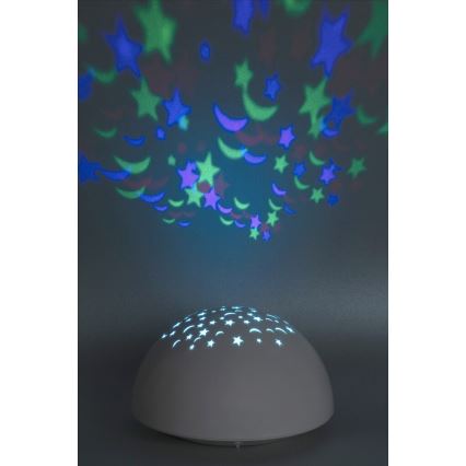Rabalux - LED noćno svetlo RGB LED/0,5W/3xAA