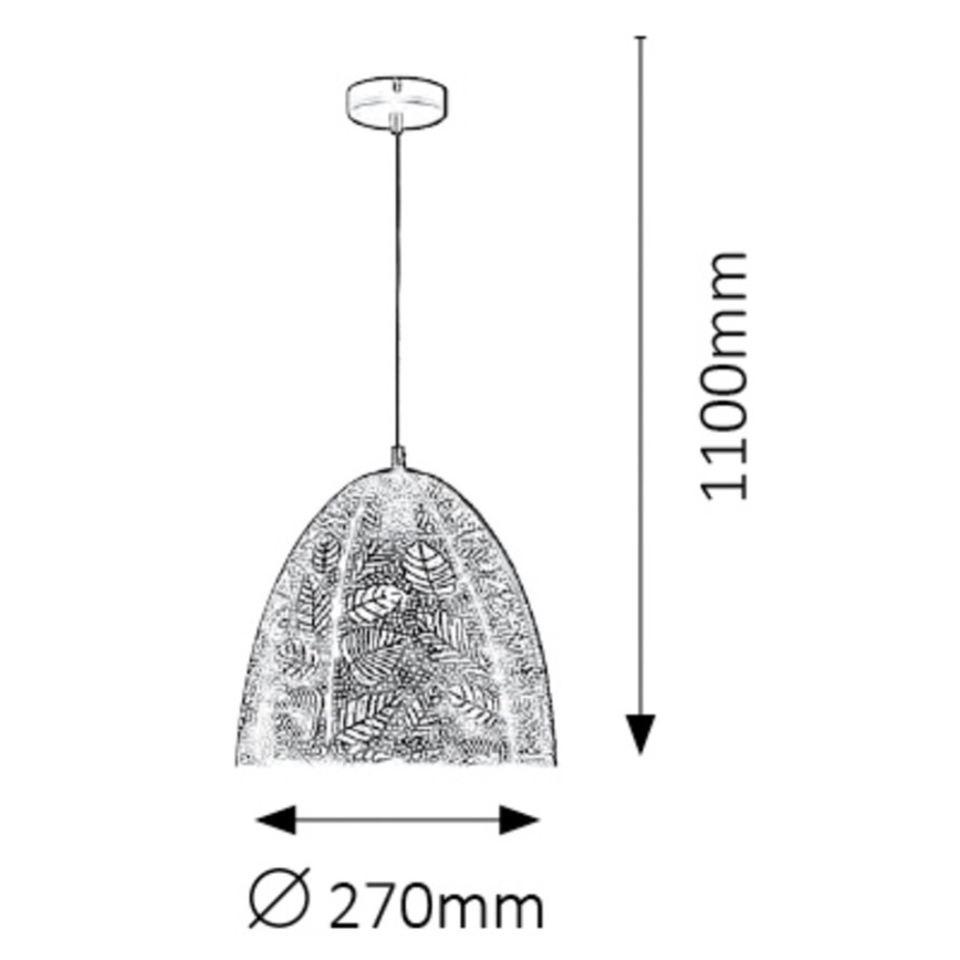 Rabalux - Luster na sajli 1xE27/40W/230V