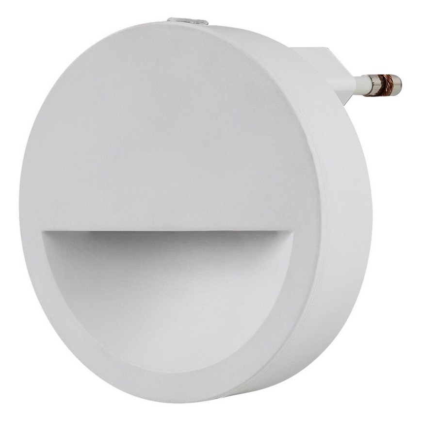 Rabalux - LED noćno svetlo sa senzorom sumraka, LED/0,5W/230V, 3000K, prečnik 65 mm
