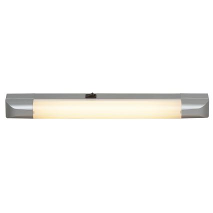 Rabalux - Svetlo za ugradnju ispod kuhinjskih elemenata BAND LIGHT 1xG13/10W/230V 39,5 cm srebrno