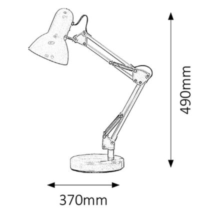 Rabalux - Stona lampa 1xE27/60W/230V