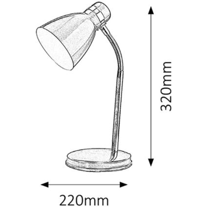 Rabalux - Stona lampa 1xE14/40W/230V