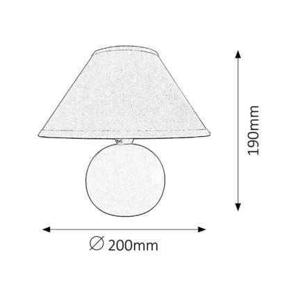 Rabalux - Stona lampa 1xE14/40W/230V