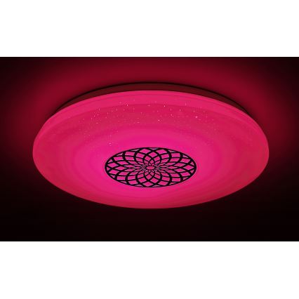 Rabalux - LED RGB prigušiva stropna svetiljka LED/24W/230V 3000-6500K Wi-Fi Tuya prečnik 39,5 cm + daljinski upravljač