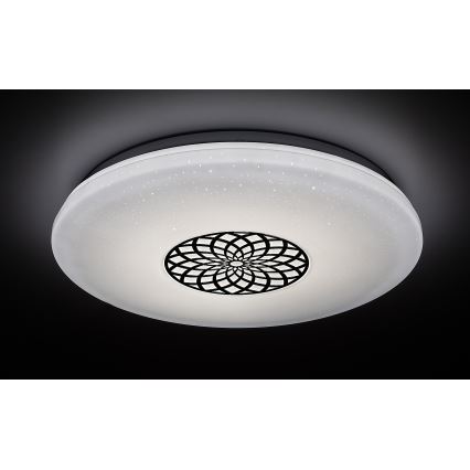 Rabalux - LED RGB prigušiva stropna svetiljka LED/24W/230V 3000-6500K Wi-Fi Tuya prečnik 39,5 cm + daljinski upravljač