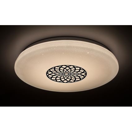 Rabalux - LED RGB prigušiva stropna svetiljka LED/24W/230V 3000-6500K Wi-Fi Tuya prečnik 39,5 cm + daljinski upravljač