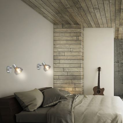 Rabalux - Zidna svetiljka 1xE14/40W/230V sjajni hrom