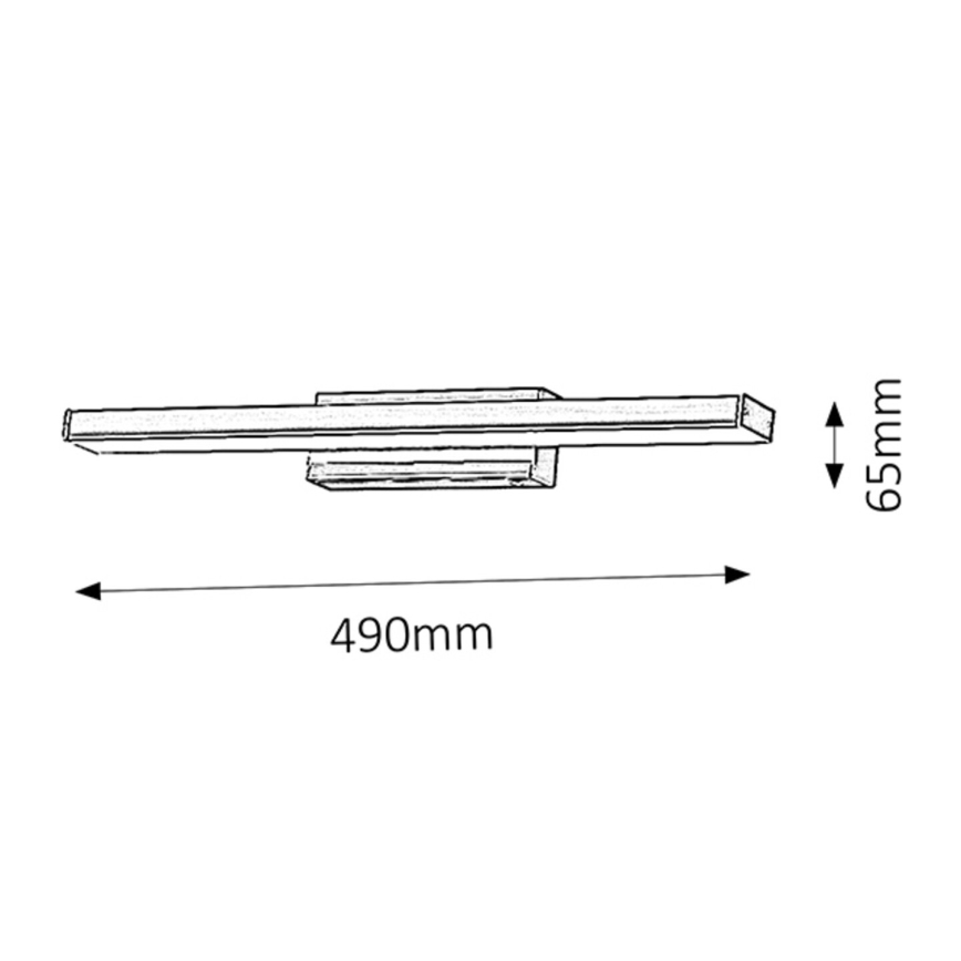 Rabalux - LED zidno svetlo za kupatilo 1xLED/12W/230V IP44