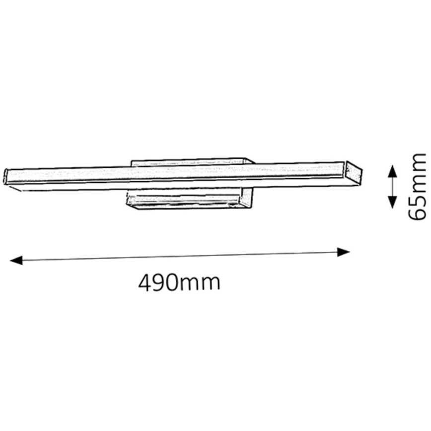 Rabalux - LED zidno svetlo za kupatilo 1xLED/12W/230V IP44