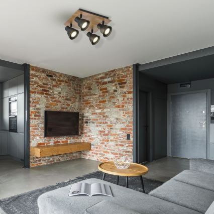 Rabalux - Spot svetiljka 4xGU10/35W/230V