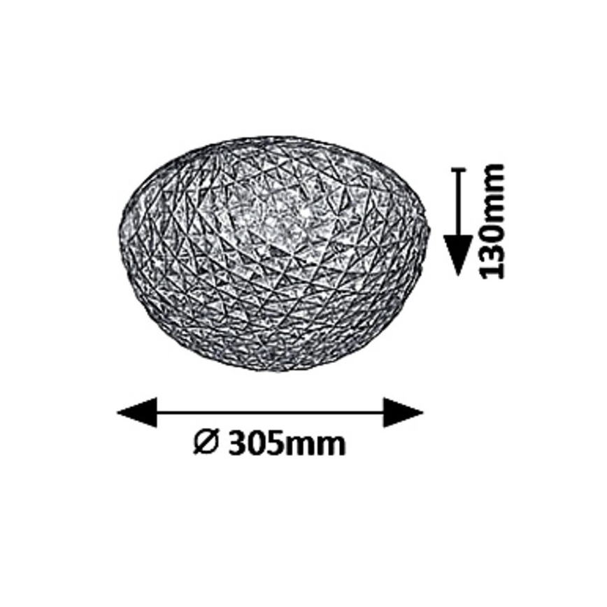 Rabalux - LED plafonsko svetlo JILLIAN LED/18W/230V, prečnik 30,5 cm