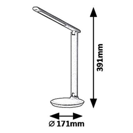 Rabalux - LED prigušiva stona lampa LED/9W/230V