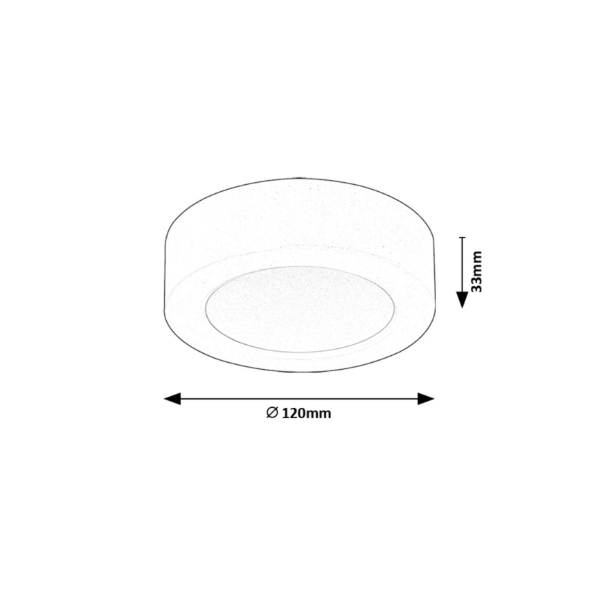Rabalux - LED stropna svetiljka LED/7W/230V 3000K preč. 12 cm bela
