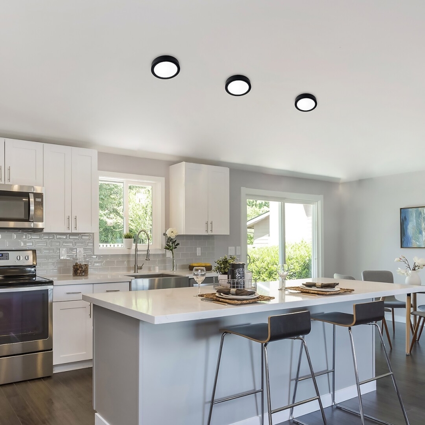 Rabalux - LED plafonsko svetlo LED/15W/230V 3000K prečnik 16 cm crno