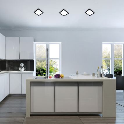 Rabalux - Ugradno LED svetlo LED/3W/230V 9x9 cm crno