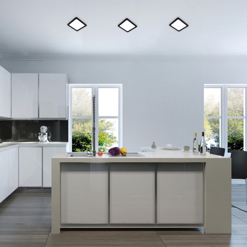 Rabalux - Ugradno LED svetlo LED/3W/230V 9x9 cm crno