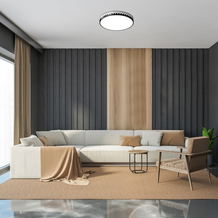 Rabalux - LED prigušiva plafonska svetiljka LED/48W/230V 3000-6500K prečnik 50 cm + daljinski upravljač