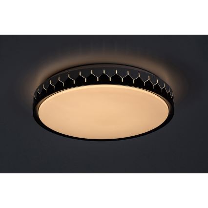 Rabalux - LED prigušiva plafonska svetiljka LED/48W/230V 3000-6500K prečnik 50 cm + daljinski upravljač