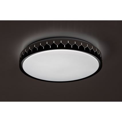 Rabalux - LED prigušiva plafonska svetiljka LED/48W/230V 3000-6500K prečnik 50 cm + daljinski upravljač