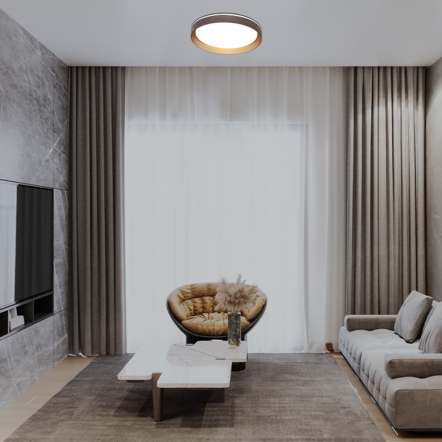 Rabalux - prigušiva LED plafonska svetiljka 48W/230V 3000-6500K prečnik 50 cm + daljinski upravljač