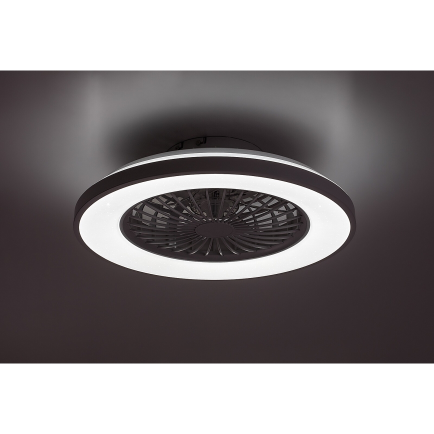 Rabalux - LED prigušiva stropna svetiljka sa ventilatorom LED/48W/230V 3000-6500K + daljinsko upravljanje