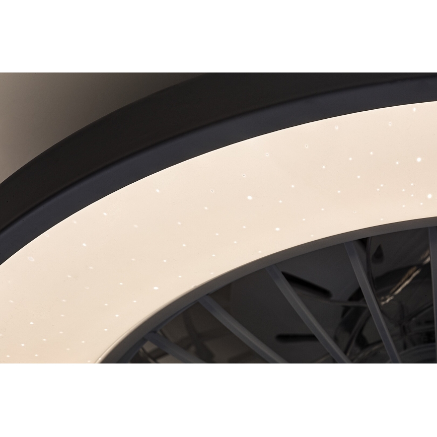 Rabalux - LED prigušiva stropna svetiljka sa ventilatorom LED/48W/230V 3000-6500K + daljinsko upravljanje