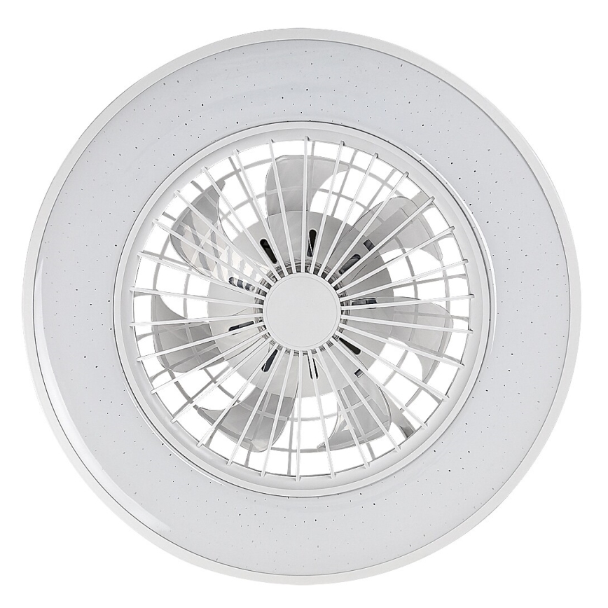 Rabalux - LED prigušiva stropna svetiljka sa ventilatorom LED/48W/230V 3000-6500K + daljinsko upravljanje