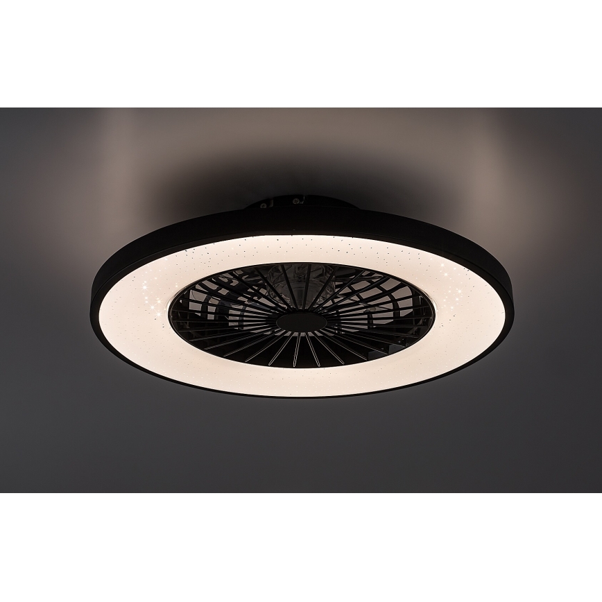 Rabalux - LED prigušiva plafonska svetiljka sa ventilatorom LED/72W/230V 3000-6500K + daljinski upravljač
