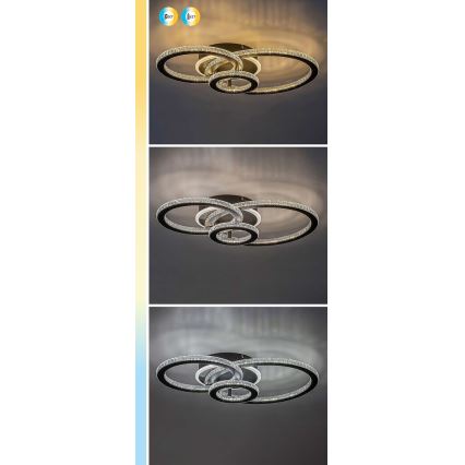 Rabalux - LED prigušiva plafonska svetiljka LED/40W/230V 3000-6500K + daljinski upravljač 35x52 cm