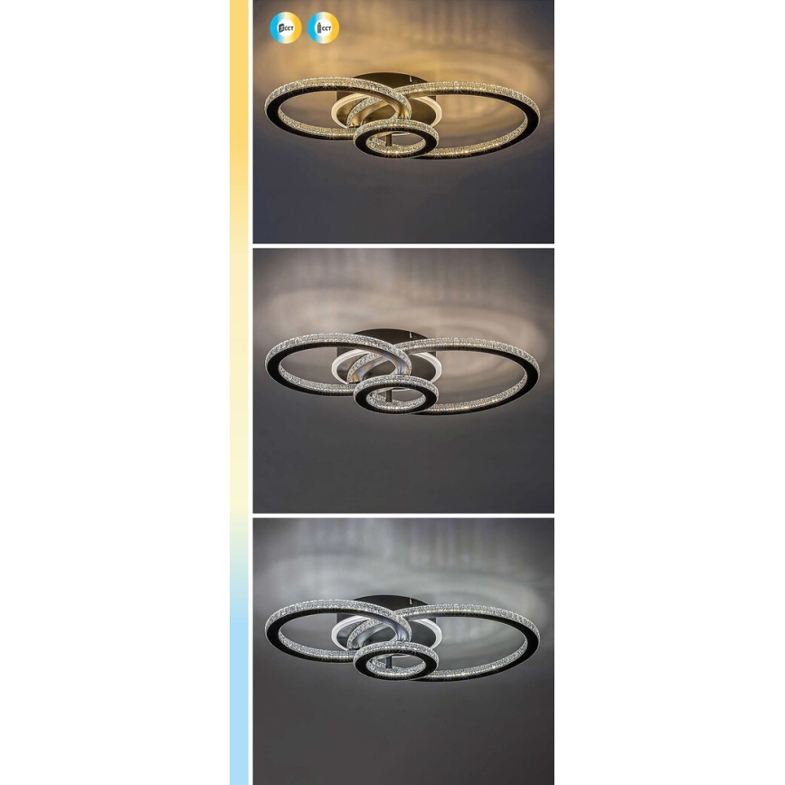 Rabalux - LED prigušiva plafonska svetiljka LED/40W/230V 3000-6500K + daljinski upravljač 35x52 cm