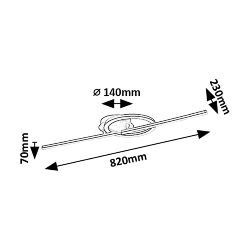 Rabalux - LED plafonsko svetlo LED/24W/230V 4000K dužina 82 cm