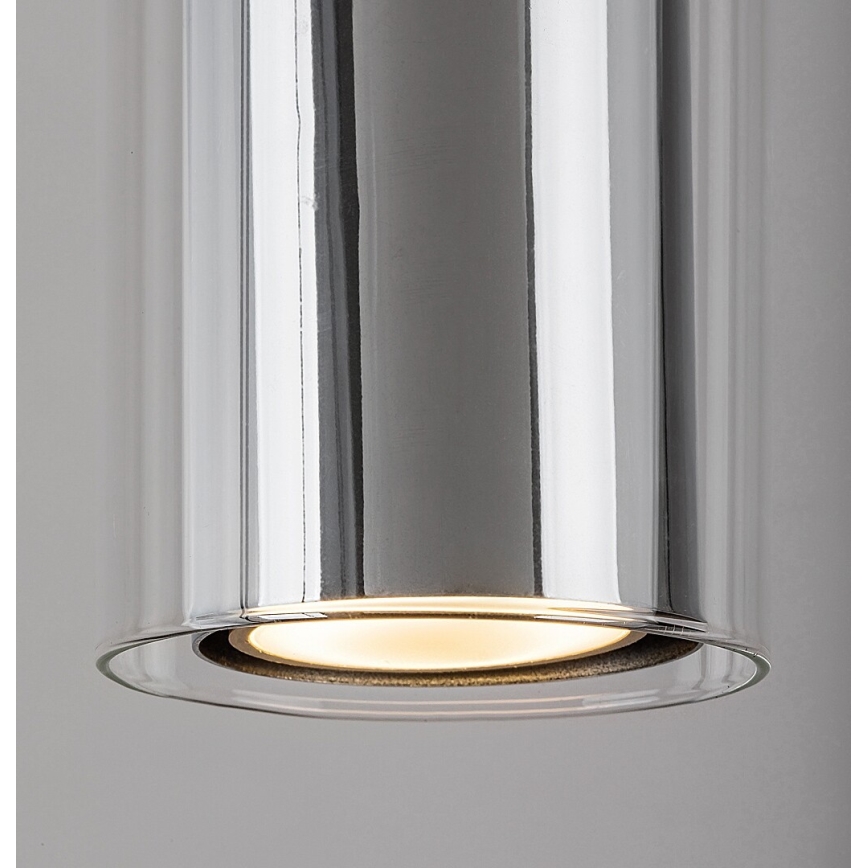 Rabalux - Luster na sajli 1xGU10/50W/230V proziran/sjajni hrom