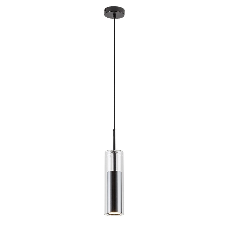 Rabalux - Luster na sajli 1xGU10/50W/230V proziran/crni