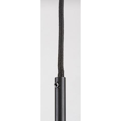 Rabalux - Luster na sajli 1xGU10/50W/230V proziran/crni