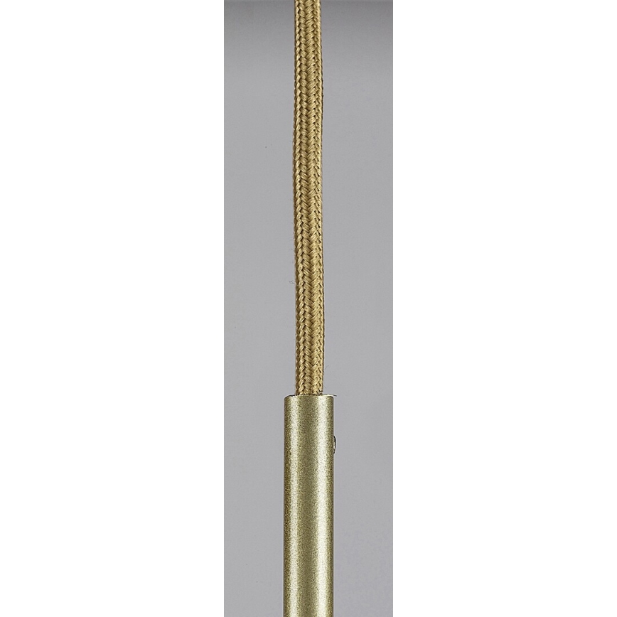 Rabalux - Luster na sajli 1xE27/40W/230V prozirna/zlatna