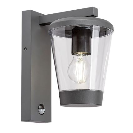Rabalux - Spoljašnja zidna lampa sa senzorom pokreta 1xE27/40W/230V IP44