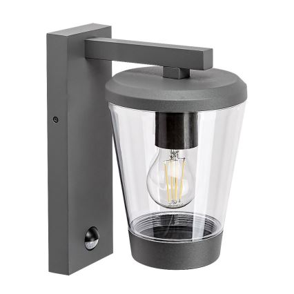 Rabalux - Spoljašnja zidna lampa sa senzorom pokreta 1xE27/40W/230V IP44